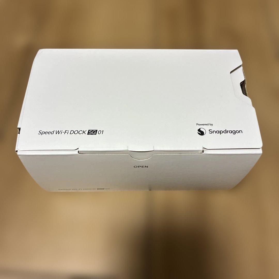 新品 未使用 スピードWi-Fi DOCK 5G 01 送料込み