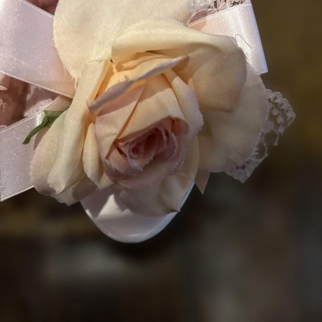 ジーザスディアマンテ 薔薇ミュール ピンク　レア　24-24.5