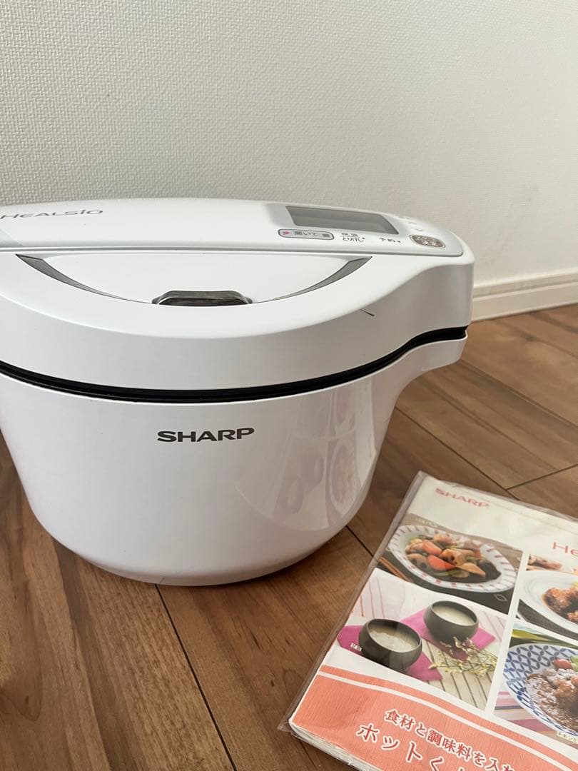 超お得SHARP HEALSIO 電気圧力鍋 ホットクック　KN-HW16E-W
