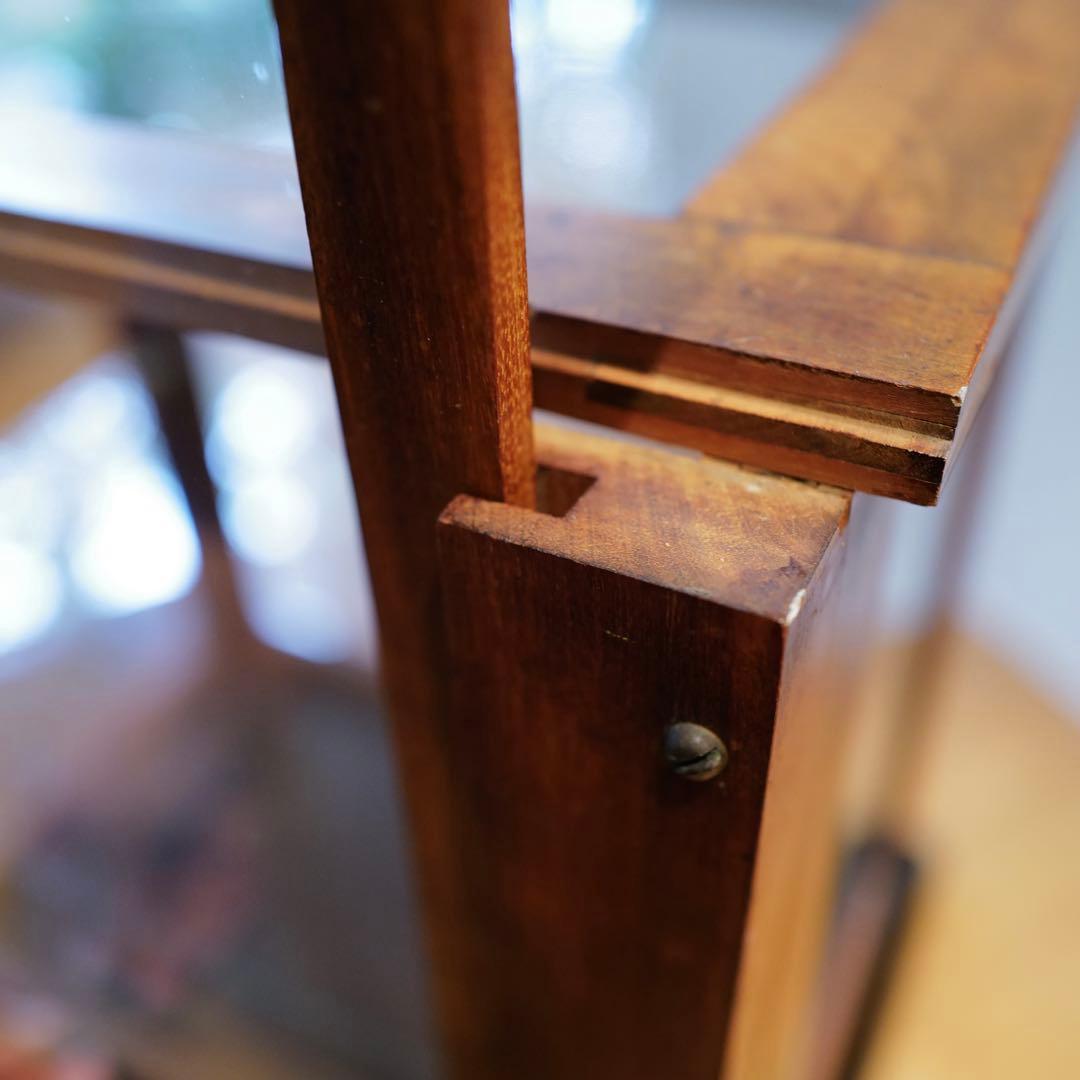 30s〜アンティークガラスショーケース 飾り棚 アメリカ製 2段式