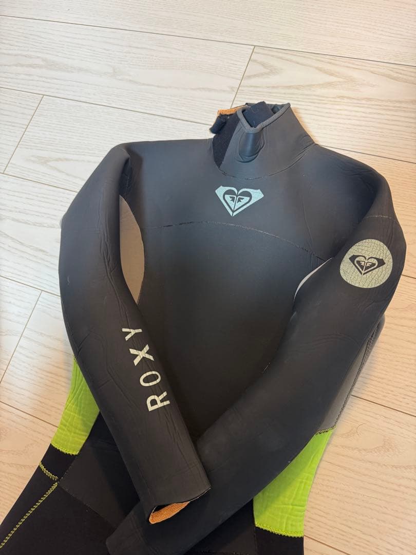 ROXY フルスーツ ブラック グレー グリーン　5mm Mサイズ