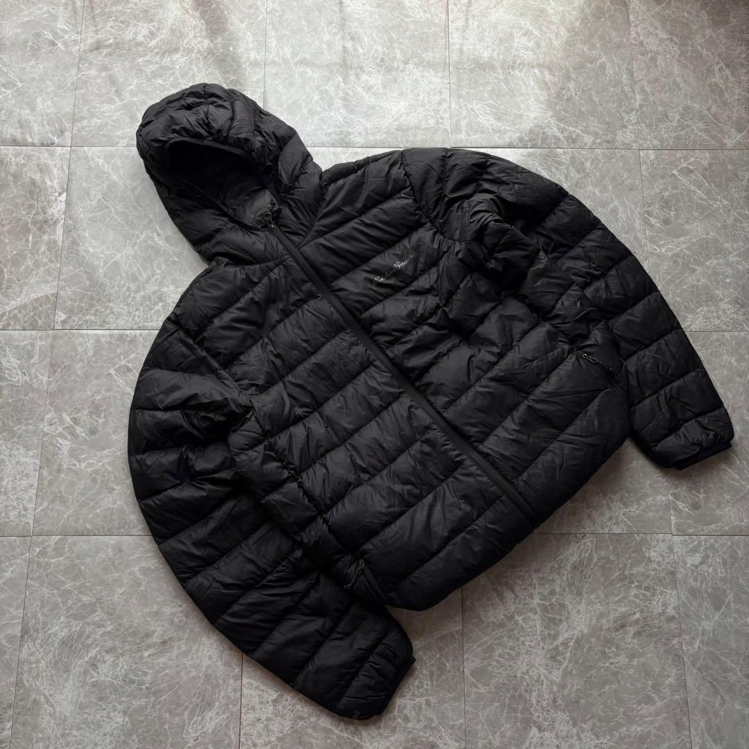 【人気カラー‼️】Eddie Bauer ダウンジャケット 軽量　ブラック L