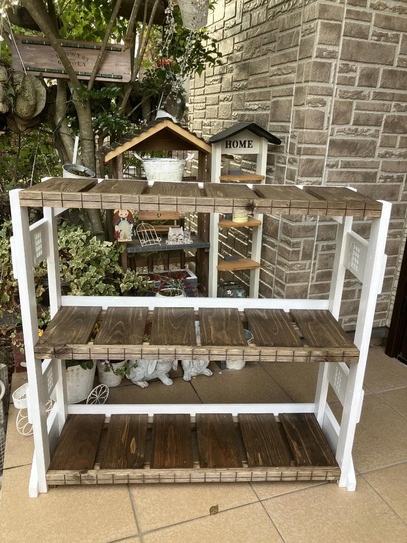 No19 ⭐︎Alphonse✩専用商品横幅最大の多肉植物4段棚30cm3段