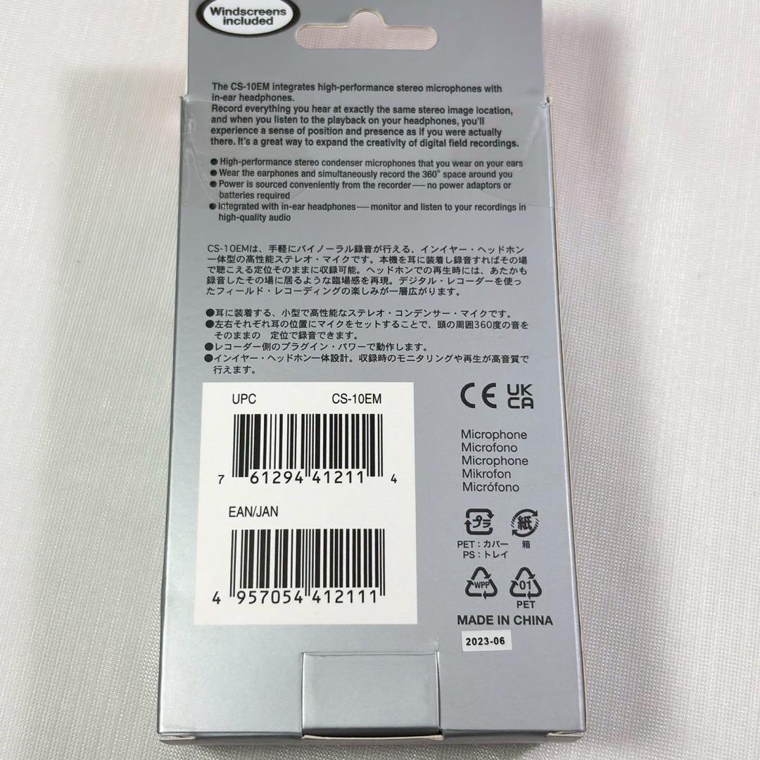 Roland ローランド バイノーラル マイクロホン イヤホン CS-10EM