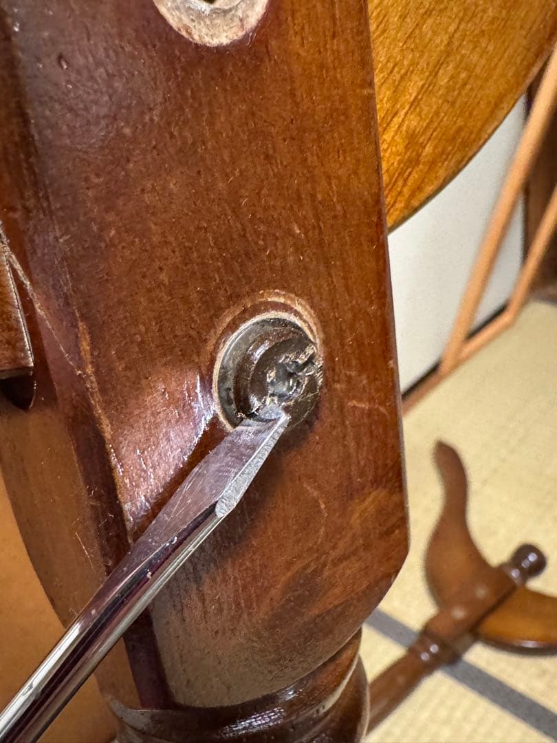 英国クラシック 北欧レトロ 木製 脚付き スタンドミラー 全身鏡 古家具　猫脚