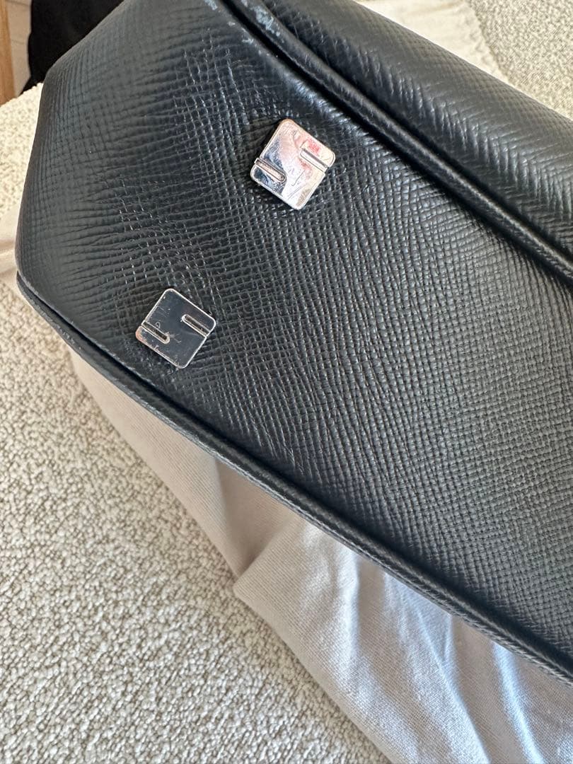 SERAPIAN スリムブリーフケース ブラック