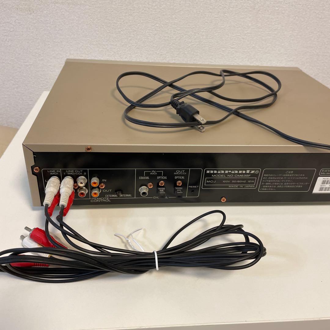 Marantz CM635F CDMDプレーヤー 部品取りマランツ　ジャンク品