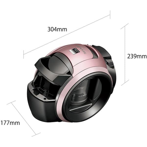 シャープ SHARP キャニスター型 サイクロン式掃除機 EC-MS320-N