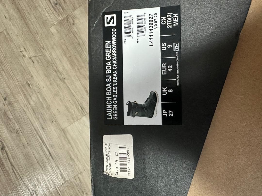 スノーボード Salomon Launch Boa SJ Boa Green 27