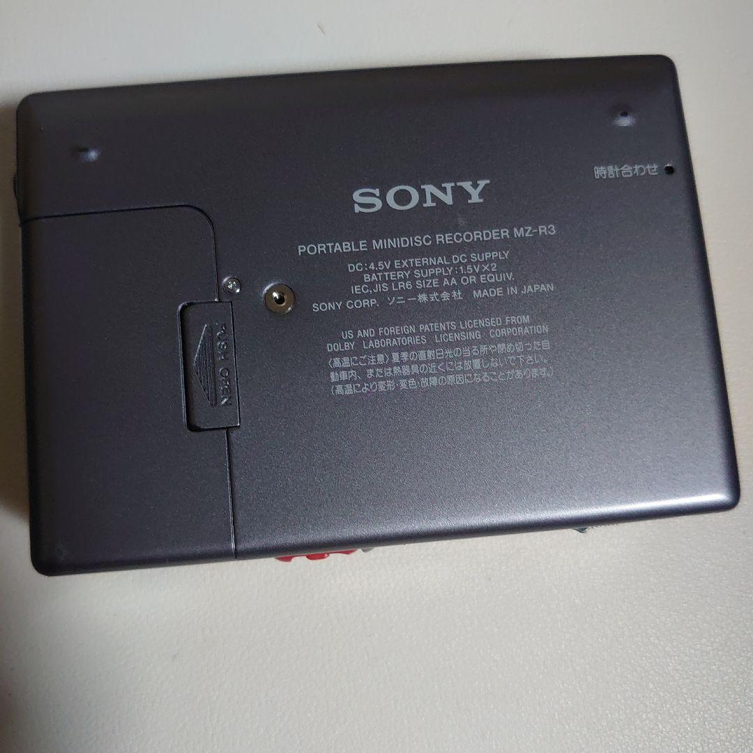 【動作確認済】『SONY』 MZ-R3 ポータブルMDレコーダー