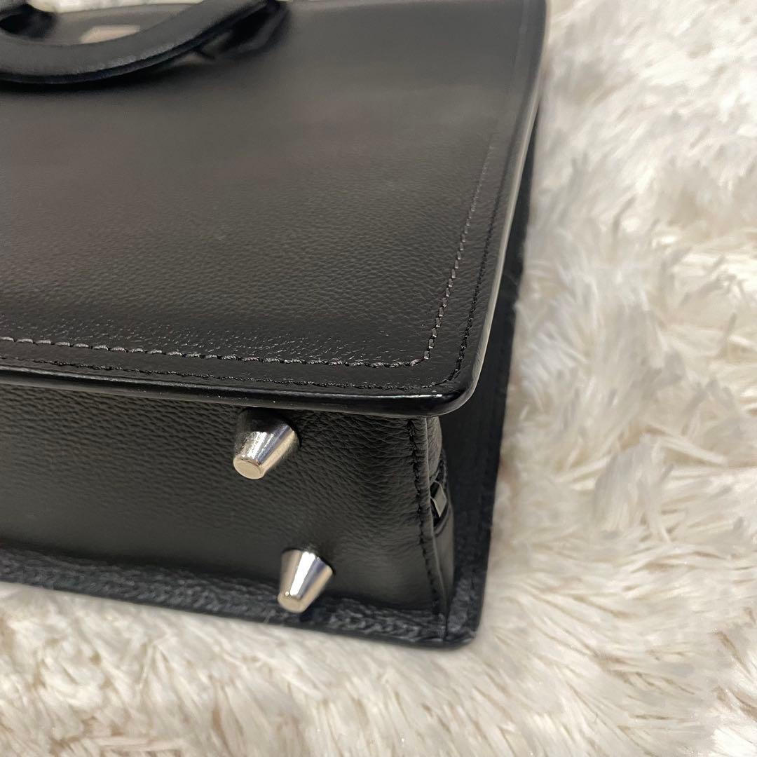 最高級 ランバン 自立型 ブリーフケース ビジネスバッグ A4 レザー メンズ