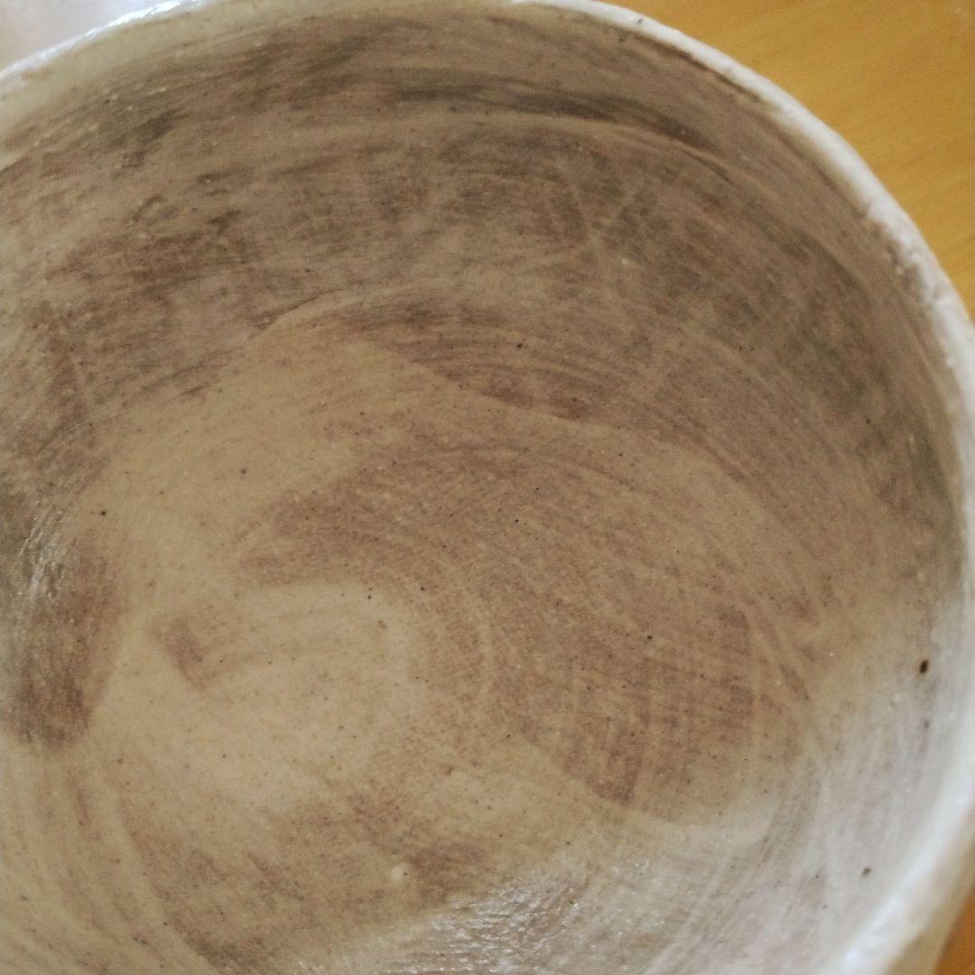 湯布院　HOMME BLUE CAFE スープカップ　陶器　水玉　ドット