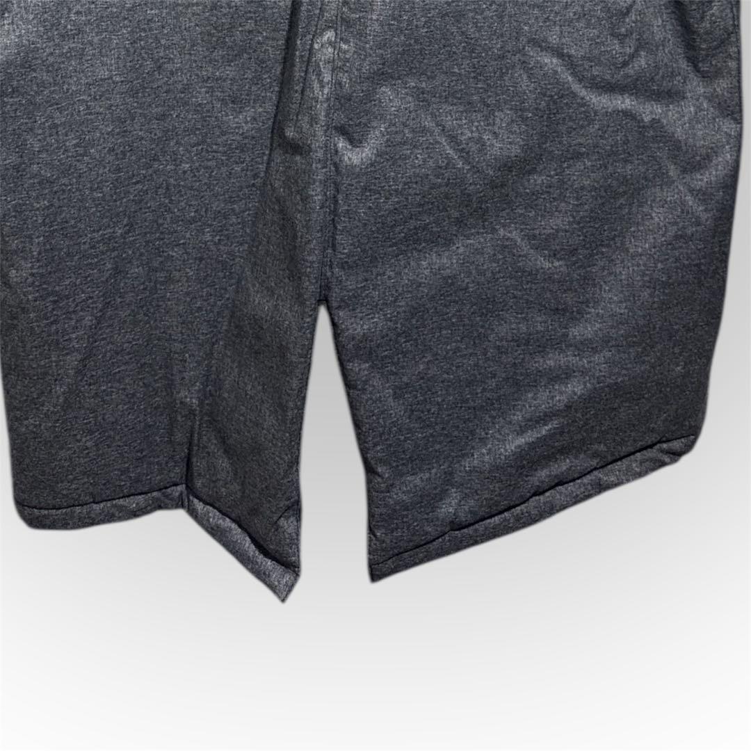 ATHLETA 中綿ジャケット メンズM グレー フード付き 防寒 アスレタ