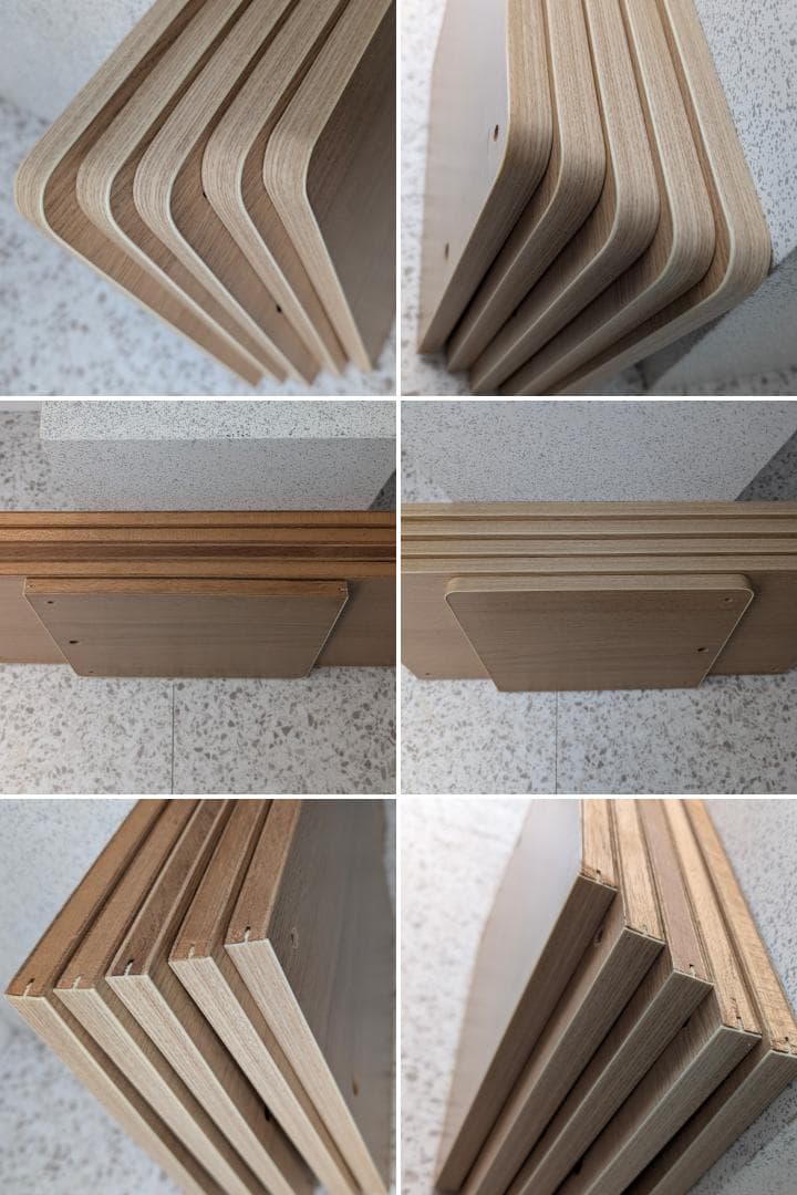 ビンテージ 木製 飾り棚 ウッド オープンシェルフ ディスプレイラック レトロ