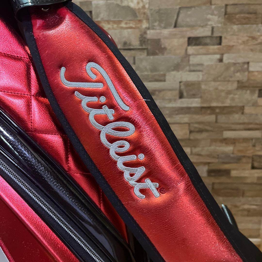 Titleist 赤 キャディバッグ