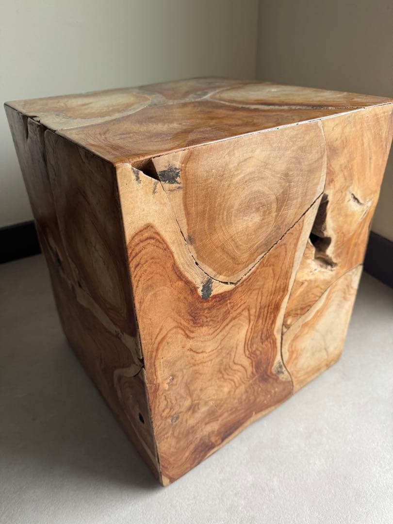 スツール nokta Teak Block Stool