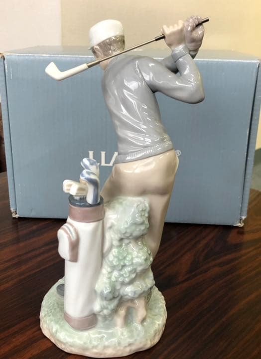 リアドロ　ゴルファーナイスショット　陶器