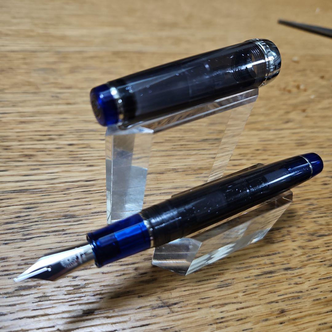 【WANCHER/ワンチャー】デトロイト スターリングナイト青銀スケルトン２１K