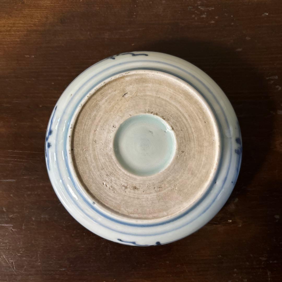 古伊万里膾皿　5点(窯傷有り)なます皿　古道具　アンティーク　検:白洲正子　李朝