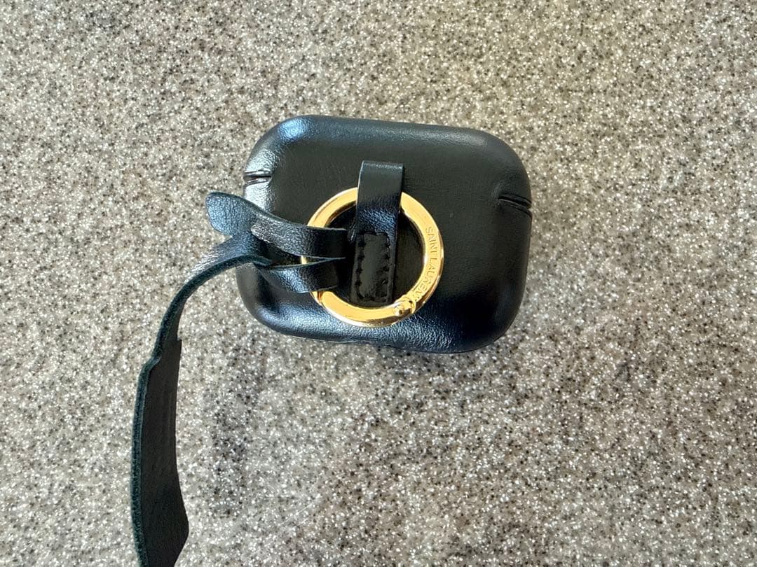 SAINT LAURENT ブラック イヤホンケースAirPods