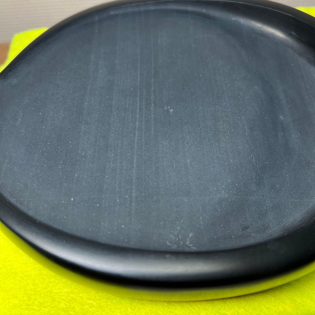 ⭕️雨畑硯　希少　桃研　雨畑真石　大阪きくや筆本舗製　美品　硯側ツルツル