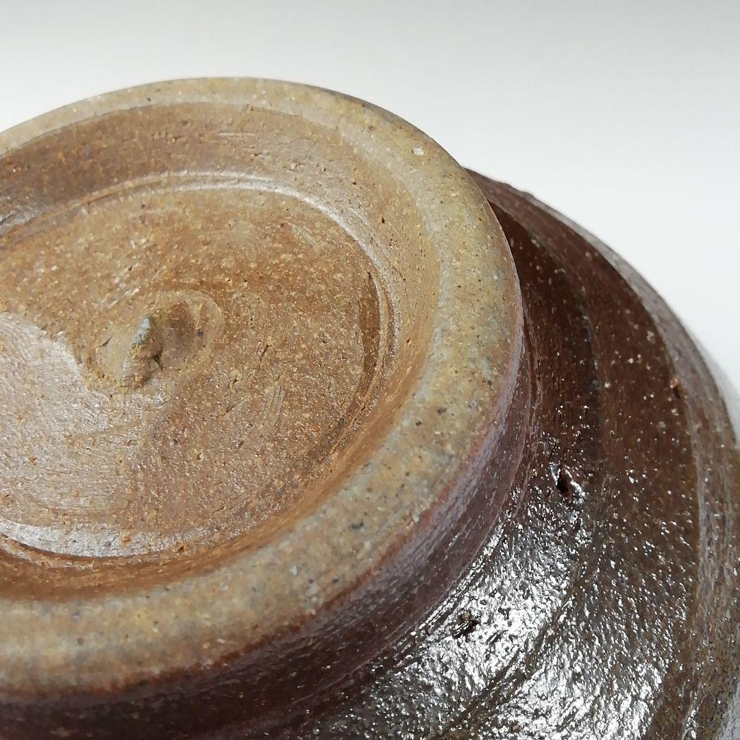 Ｔ２７１　茶碗　『備前焼』『山本宗秀 造』　共箱　抹茶碗　茶道具