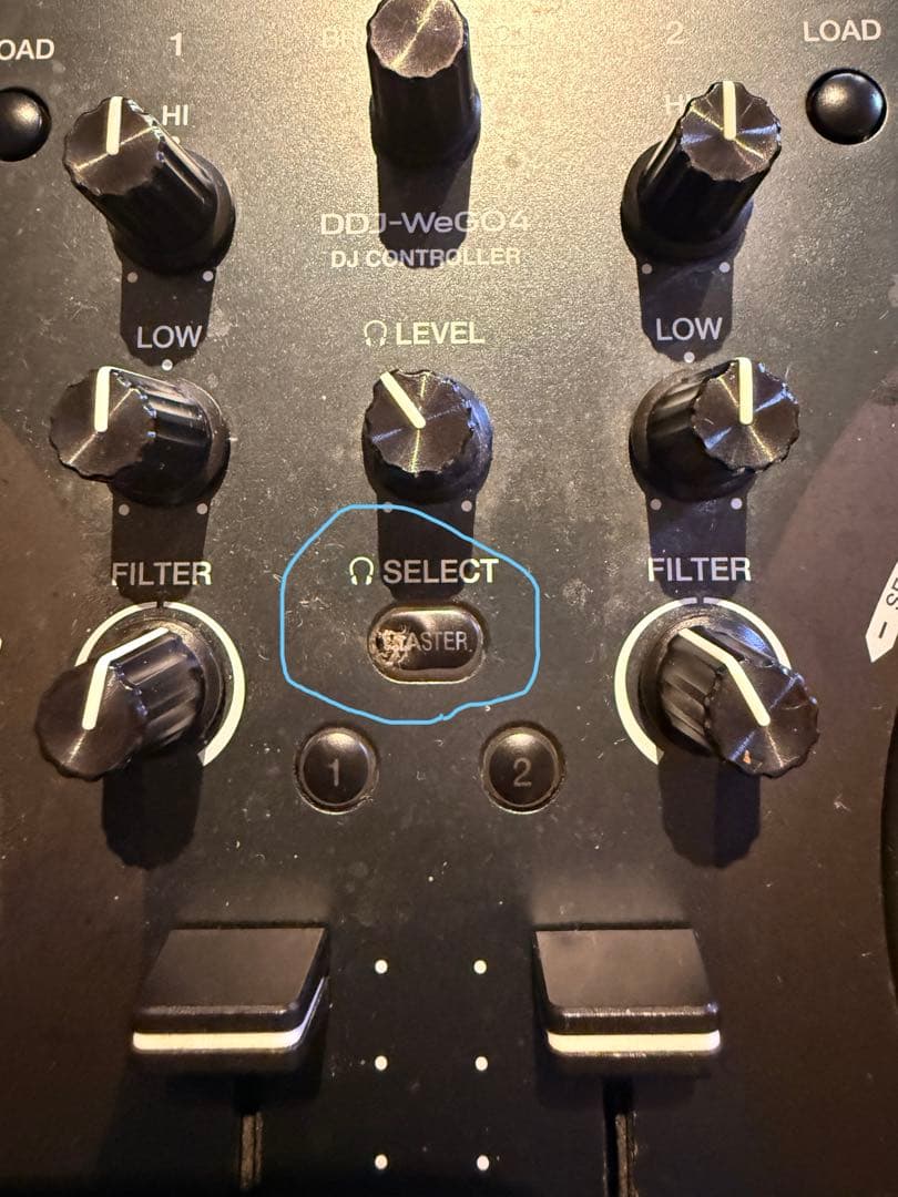 Pioneer DJコントローラー DDJ-WeGO4 ターンテーブル