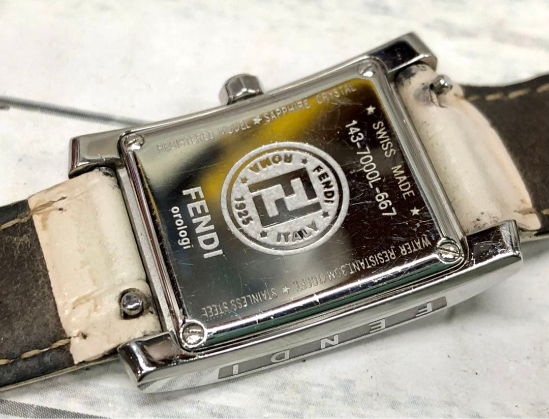 FENDI フェンディ 7000L 12PD シェル文字盤 腕時計　6861T
