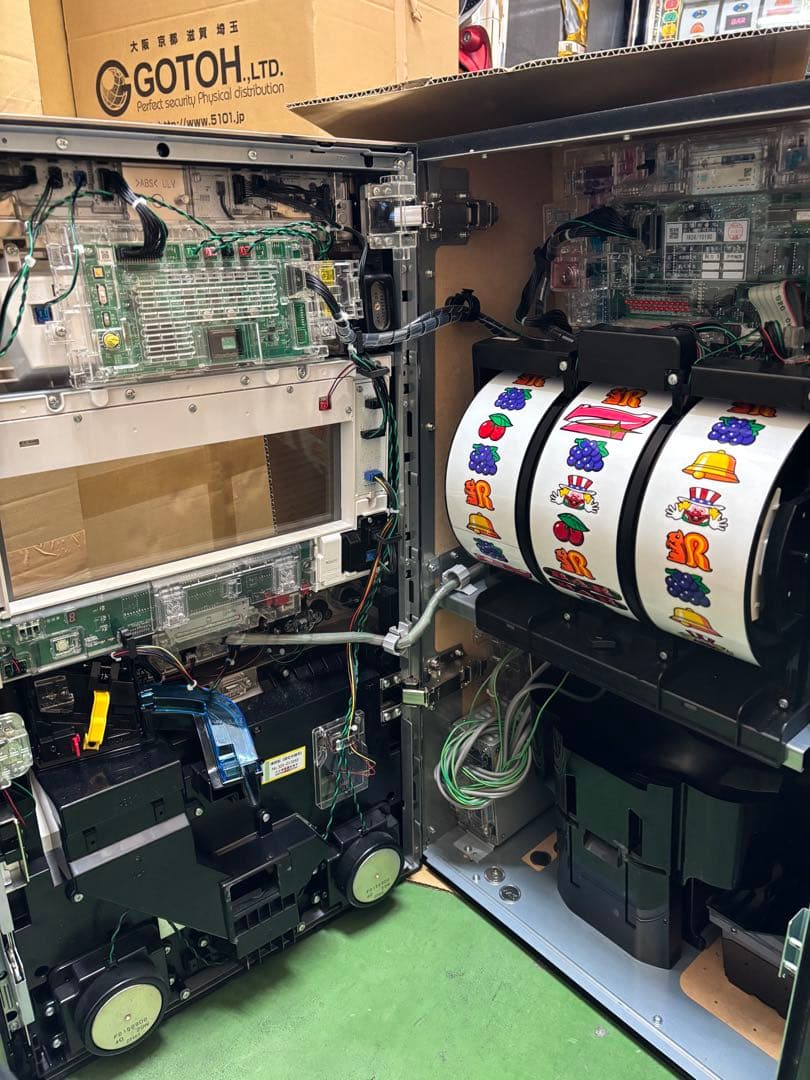 実機 税込 北電子 ＳハッピージャグラーＶⅢＥＡ　タッチパネル式データカウンター