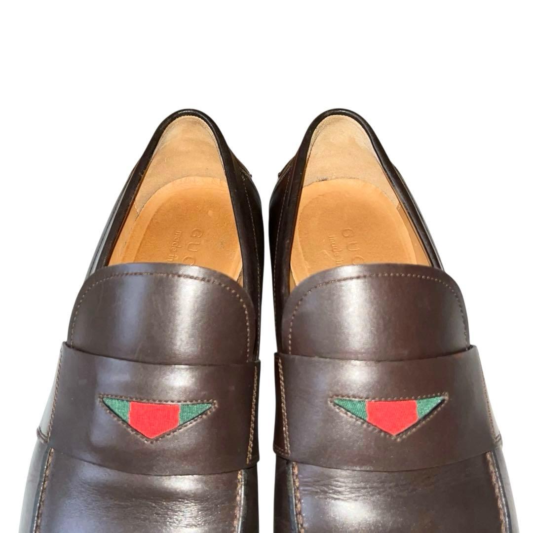 【訳あり】◾️GUCCI グッチ◾️ローファー◾️シェリーライン◾️レザー