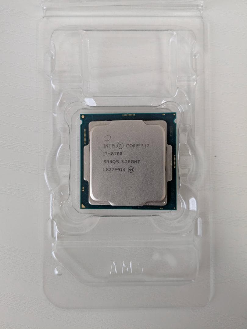 Intel Core i7-8700 CPU インテル