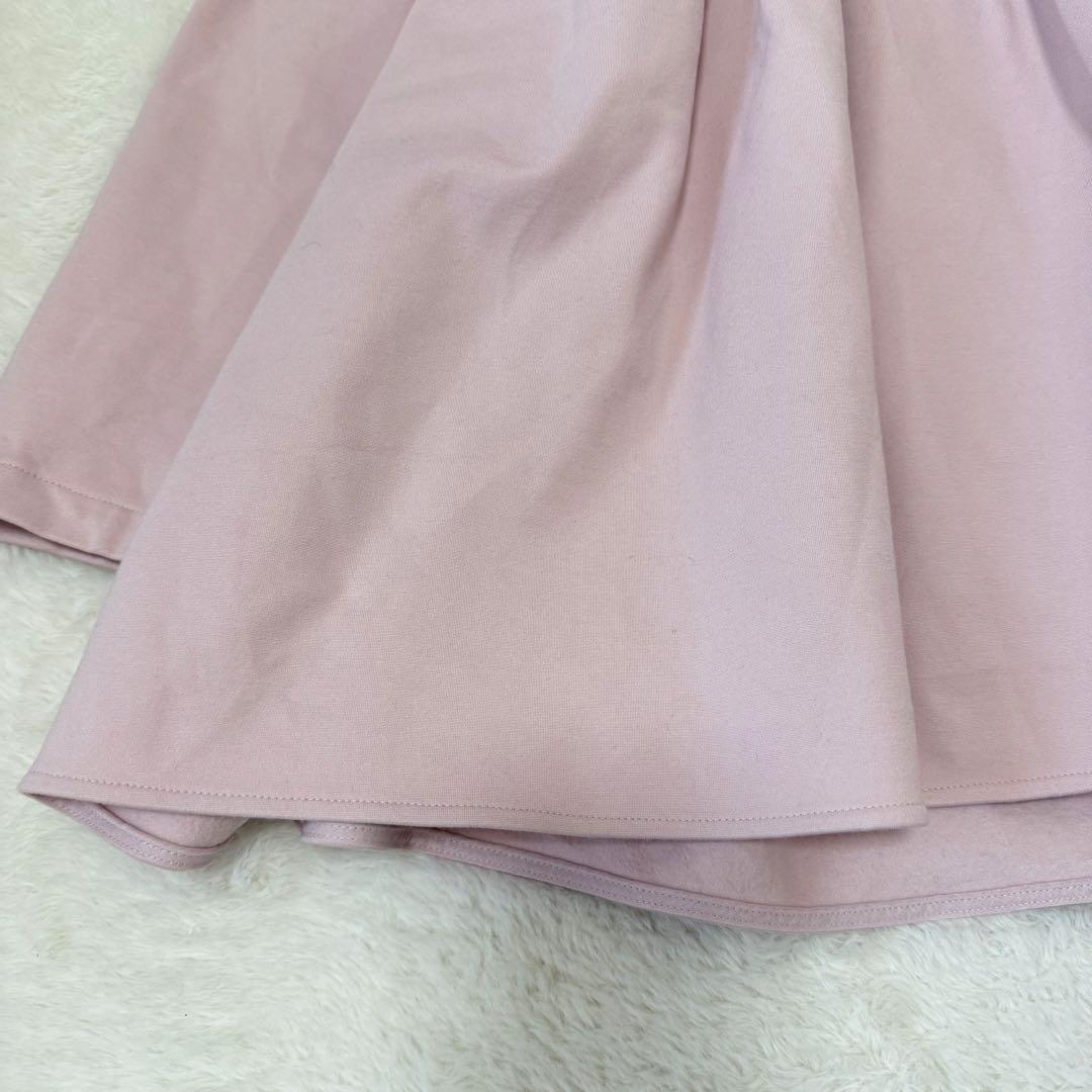 ヨリ yori ぬくぬくギャザーブラウス ペプラム 洗える 38 ピンク 美品