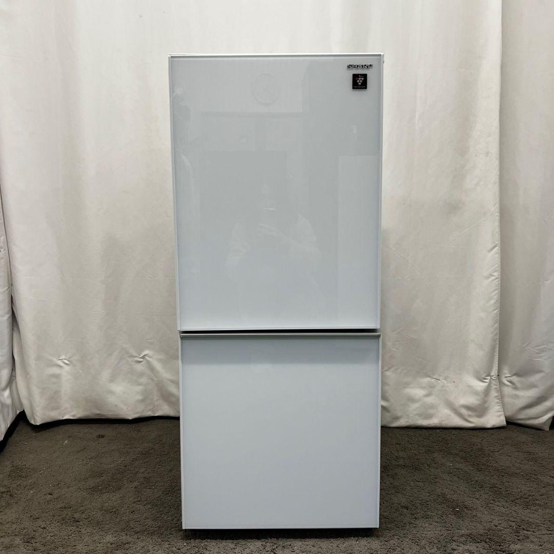 954　冷蔵庫　シャープ　一人暮らし　小型　白　付け替えドア可　安い　設置無料