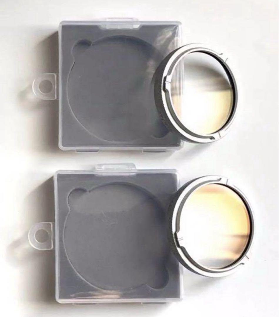2個セット Rollei二眼3.5F用bay2UVフィルター 簡易キャップ付属