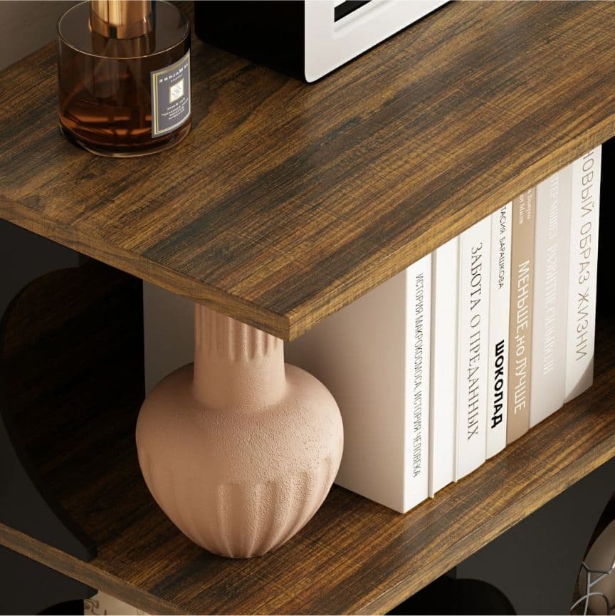 最終価格✨木製オープンラック 110×150 大容量4段収納棚 北欧風 組立式