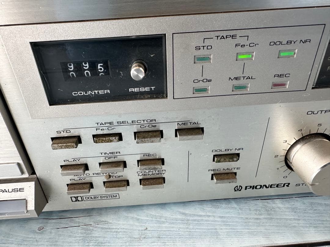 パイオニアステレオカセットデッキ「CT-520」(H16)