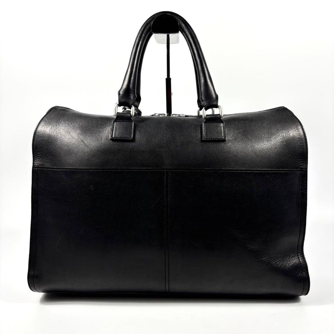 ✨美品✨アニアリ ビジネスバッグ キーリング A4可 カモフラ レザー 濃紺