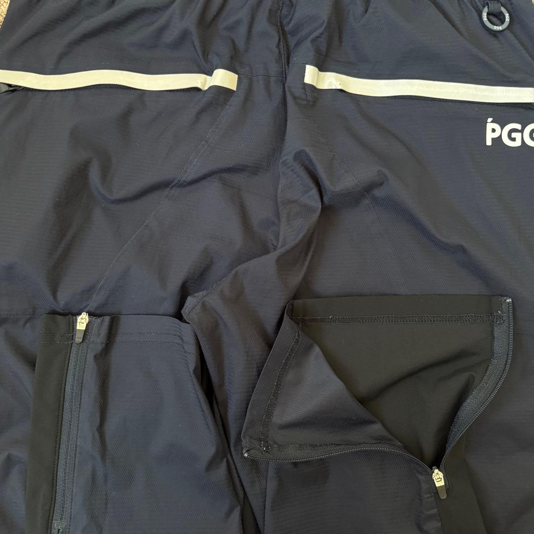 パーリーゲイツ　PGG パンツ　M〜L相当　黒　紺　白　ネイビー　撥水加工　4