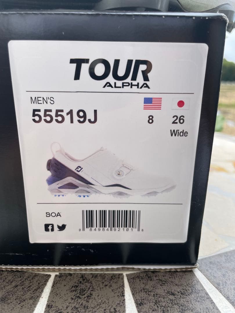 FJ ゴルフシューズ 55519J 26cm ホワイト