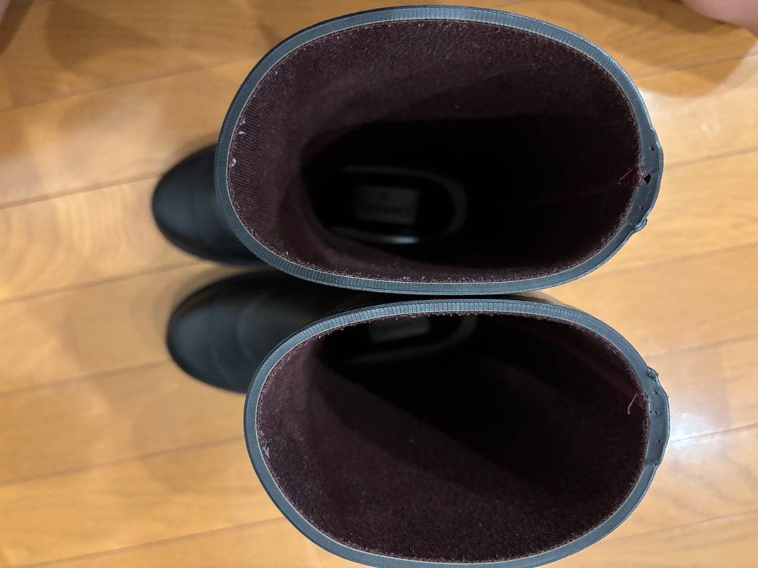 CHANEL シャネル　ラバーロング レインブーツ ハイブーツ36 試着のみ