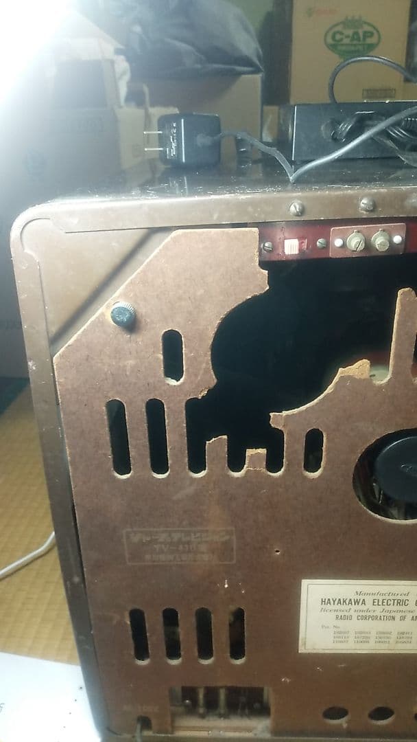 昭和30年代真空管テレビ