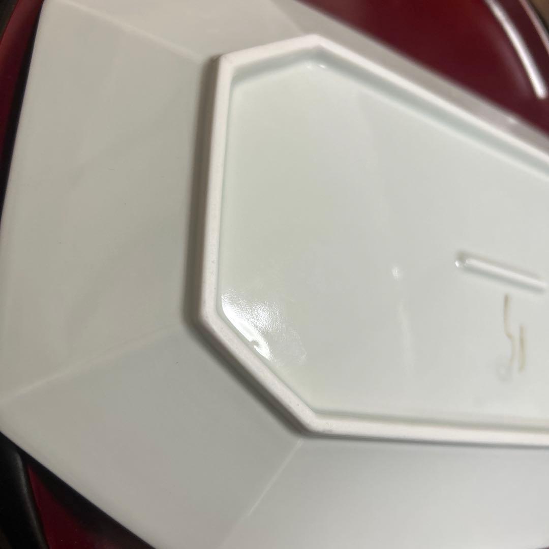 作家　陶芸作家　空萌工房 うさぎ 田口紀美子　ミモザ　八角長皿　大　②