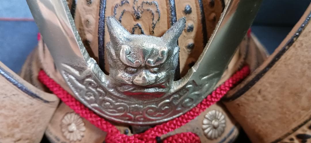 【希少品】　高岡　金次銅器製　出世兜　兜　金属工芸 鉄製 鋳物　端午の節句　置物