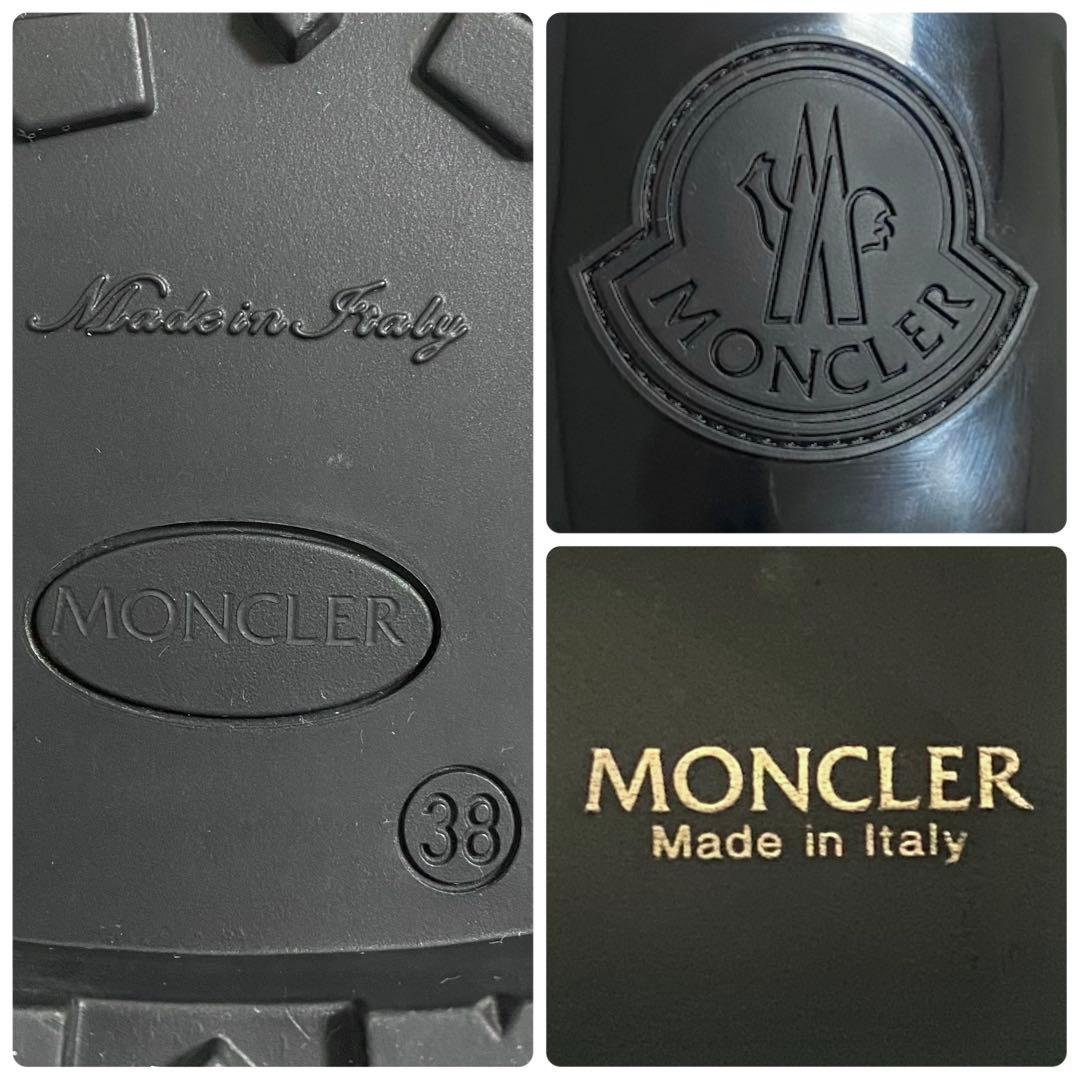 MONCLER / GINETTE レインブーツ ブラック 38