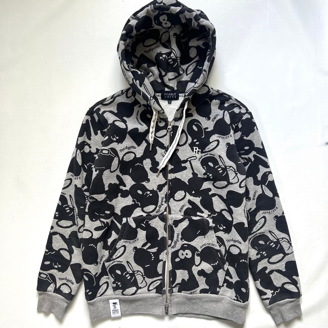 PEARLY GATES パーリーゲイツ　スヌーピー　セットアップ　ゴルフ　総柄