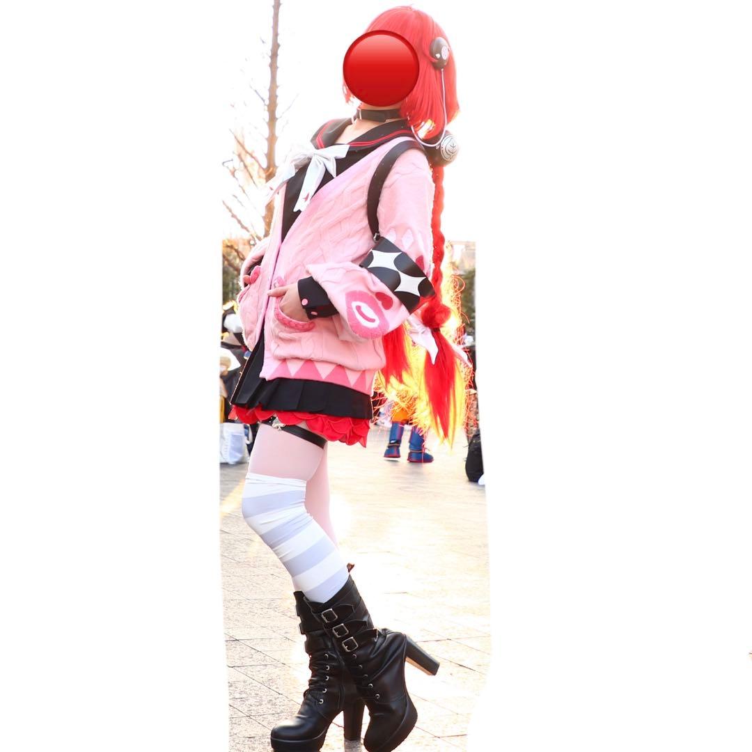 浮波柚葉　コスプレ　ゼンゼロ　ゼンレスゾーンゼロ　ウィッグ　衣装　靴　付き