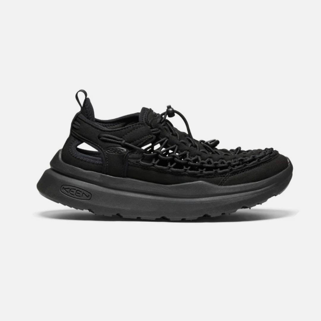 KEEN キーン ウィメンズ ユニーク ダブルケー23.5cmブラック×ブラック