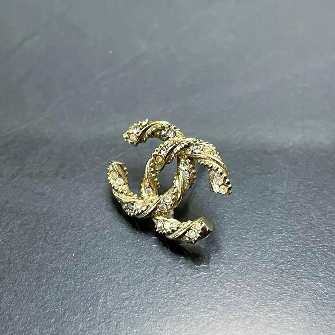 CHANEL/シャネル/ピアス/片耳/ゴールド/ねじれ/ヴィンテージ