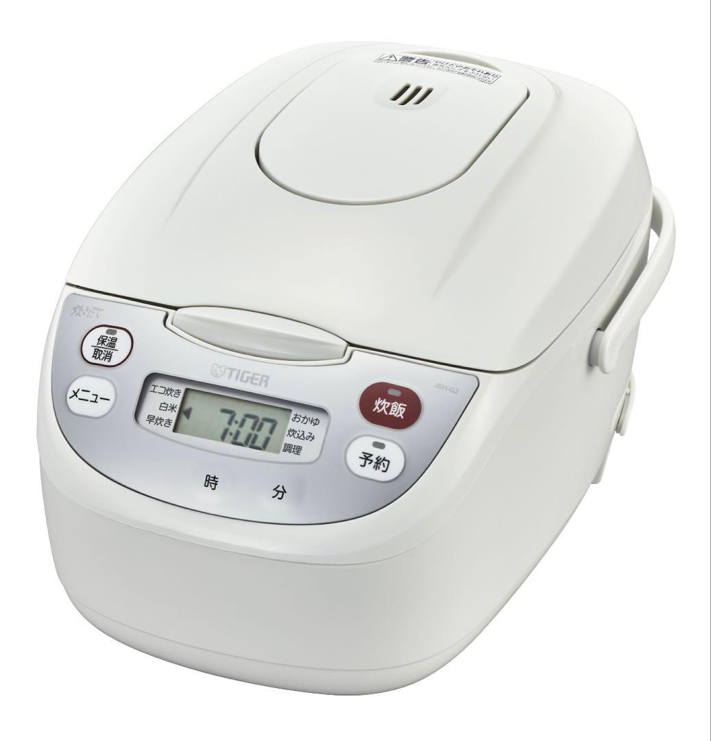 タイガー 炊飯器 炊きたて JBH-G102-Wマイコンジャー炊飯器 5.5合