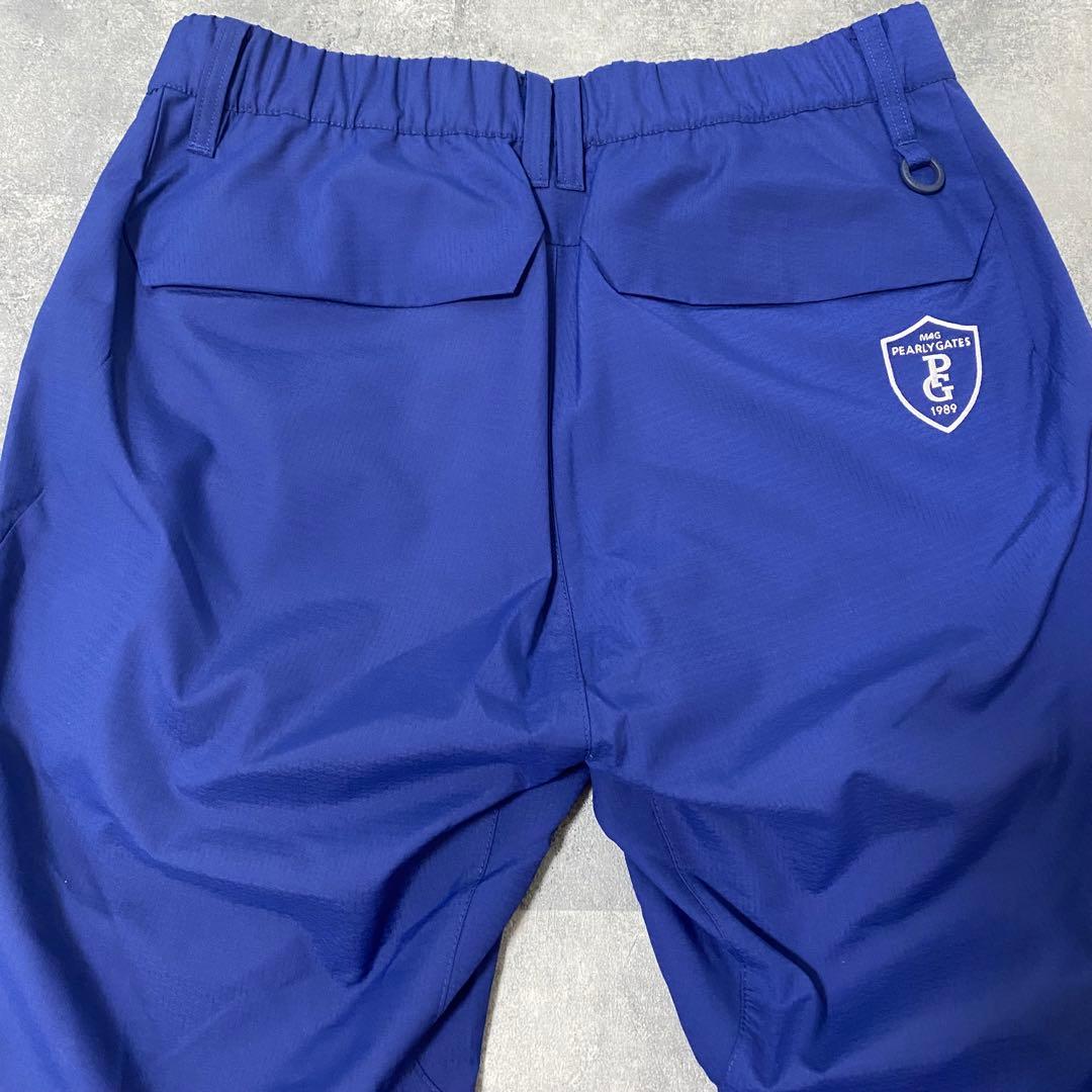 【新品】パーリーゲイツ　セットアップ　ブルゾン　パンツ　防水　ブルー　Mサイズ